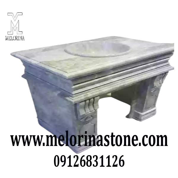 روشویی سنگی طرح رومی