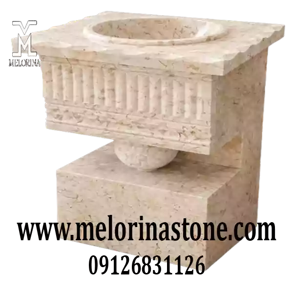 روشویی سنگی کوچک رومی جدید