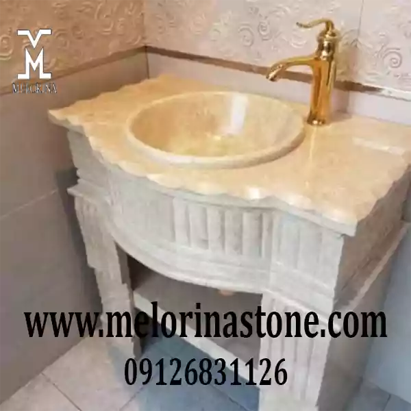 قیمت روشویی سنگی جدید پایه دار