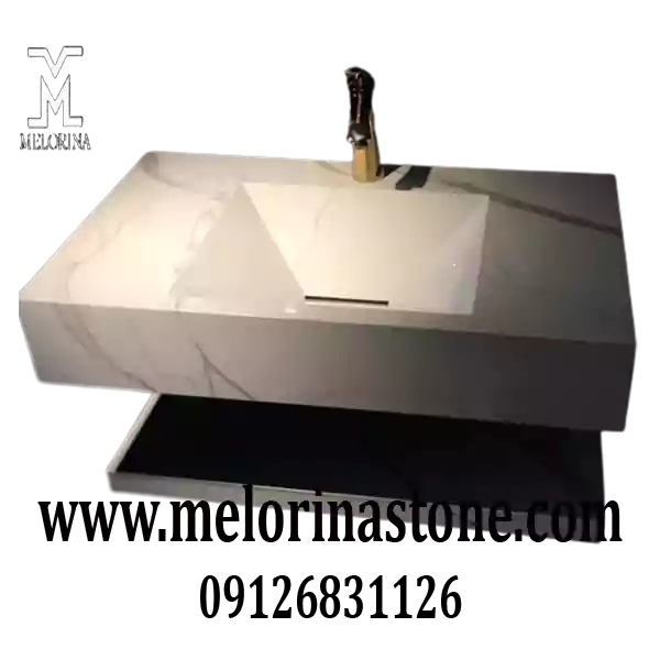 روشویی سرامیکی دیواری مدرن کوچک