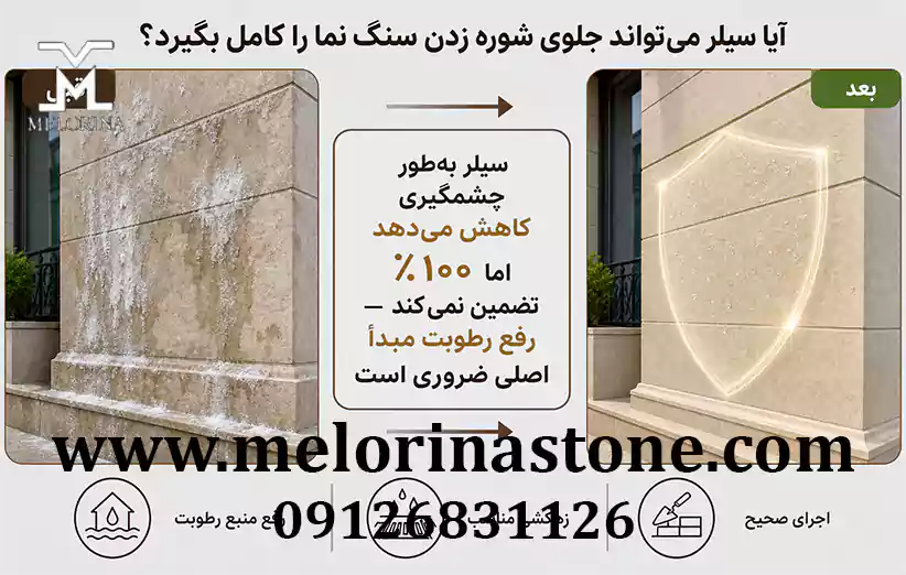 آیا سیلر برای جلوگیری از شوره زدن سنگ نما کافی است؟
