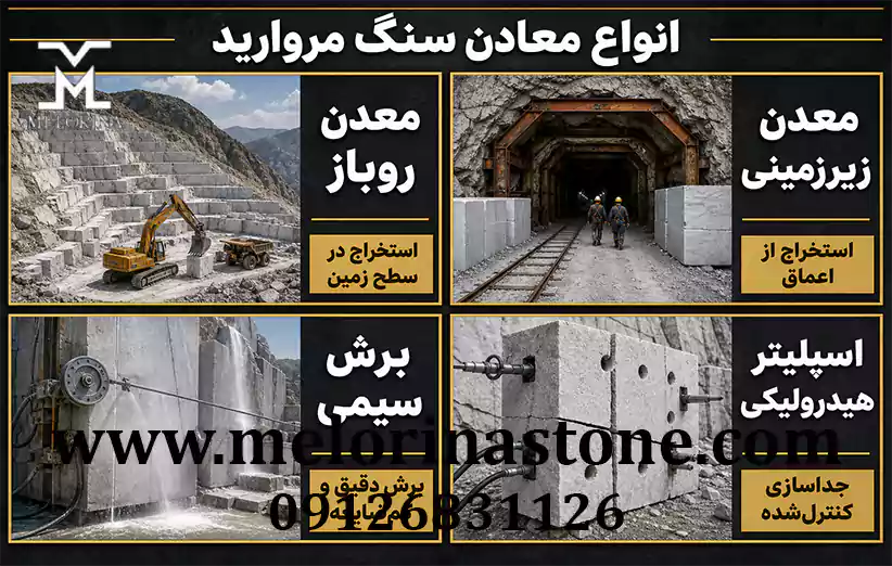 انواع معادن سنگ مروارید