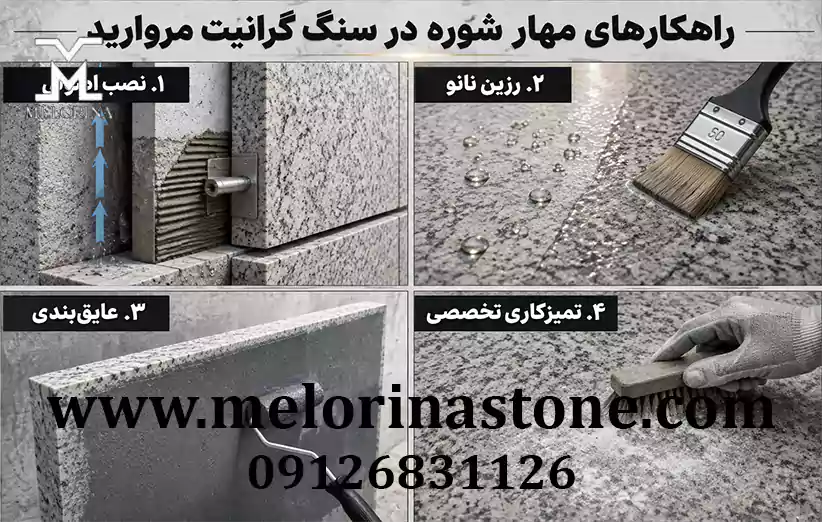 راهکارهای مهار شوره در سنگ مروارید