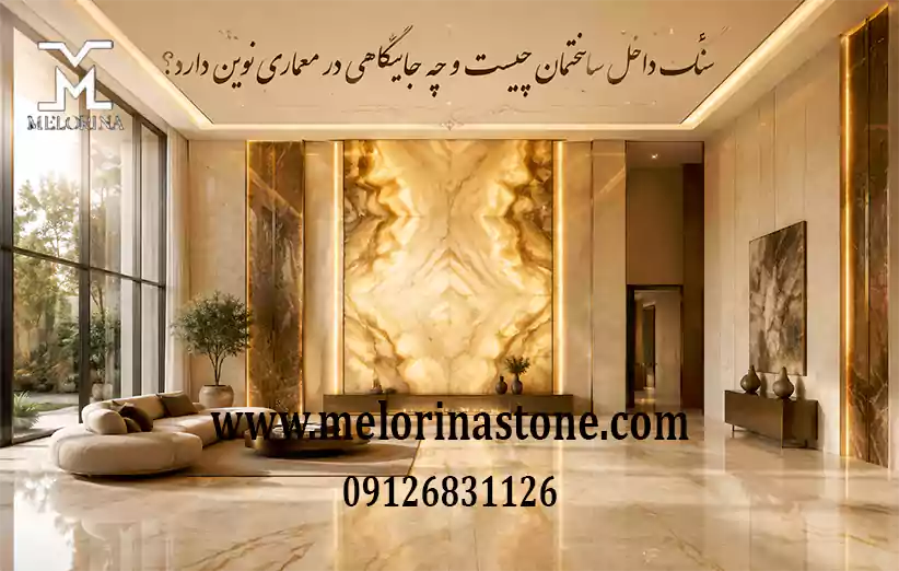 جایگاه سنگ داخل ساختمان در معماری