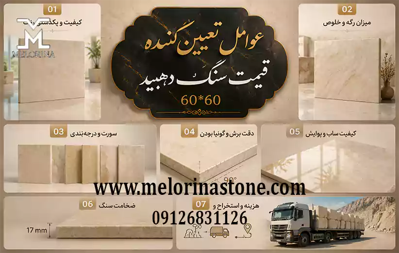عوامل موثر بر قیمت سنگ دهبید 60*60