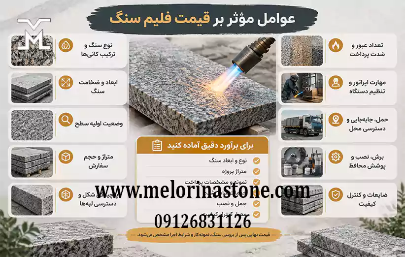 عواملی که در تعیین قیمت فلیم سنگ تاثیر گذار هستند