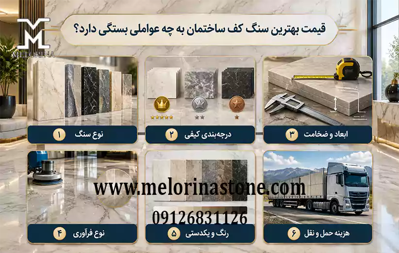 قیمت بهترین سنگ کف ساختمان به چه عواملی بستگی دارد؟
