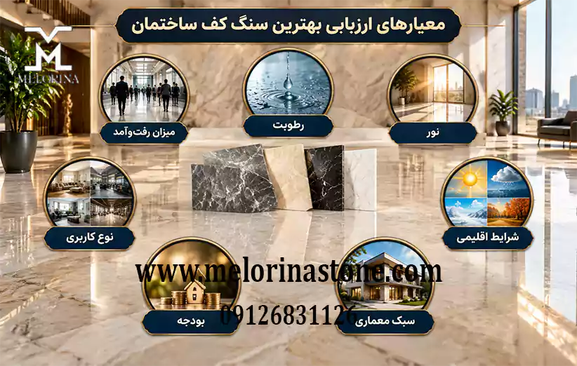 معیار های ارزیابی بهترین سنگ کف ساختمان